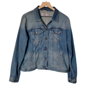 Fat‎ Face Womens Jean Denim Jacket Size 14